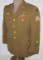 WW2 Period 3rd Army Air Force 4 Pocket Tunic For Enlisted Bombardier-Wings-Bullion Patch