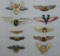 10pcs-WW2 Period Sweetheart Wings-Several Are Rare Uncommon Variants-Sterling
