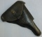 Scarce WW2 Period Nazi Police Luger Holster-Unit Markings