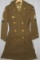 U.S. Women's W.A.A.C. Serge Wool Double Breasted Overcoat-Air Transport Command-Named