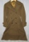 Scarce WW2 Women's Army Corp (WAC) Double Breasted Serge Wool Overcoat-Size 10R