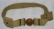 Scarce M1905/1910 U.S. Army Web Belt W/Brass U.S. Buckle-Cartridge Pouches W/Eagle Snaps