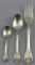 3pcs-Gulf War Saddam Hussein Formal Silverware Salad Fork/Soup Spoon/Demitasse Spoon