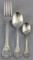 3pcs-Gulf War Saddam Hussein Formal Silverware Salad Fork/Soup Spoon/Demitasse Spoon