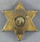 Scarce & Obsolete Vintage Chesterfield County, SC Deputy Sheriff's Badge-Initials On reverse