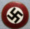Enamel Version NSDAP Party Pin-M1/72-Fritz Zimmermann