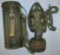 Late War 1944 Dated German Soldier Gas Mask Canister W/Earlier Mask