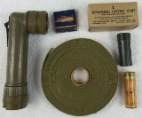 5pcs-Late WW2/Vietnam War Period U.S. Soldier Survival Items