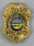Scarce & Obsolete Vintage Lucas County, Ohio Assistant Prosecutor Named Badge-Circa 1970's
