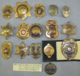 ***DO NOT BID ON THIS LOT! *** Vintage Police Related Badge Collection Photo Only