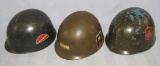 3pcs-Late-Post WW2/Korean war M1 Helmet Liners