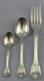 3pcs-Gulf War Saddam Hussein Formal Silverware Salad Fork/Soup Spoon/Demitasse Spoon
