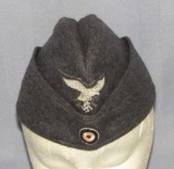 Minty Luftwaffe Enlisted Garrison Cap-RB Numbered