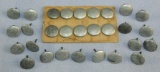 Rare Lot Of 29 Early SA/SS Kepi Buttons-RZM Marked