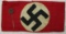 2pcs-Early Third Reich SA/NSDAP Multi Piece Armband-SA Supporter Stickpin W/Silver Hallmark