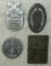4pcs-Misc. Pre/Early WWII SA Rally Badges