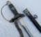 Nazi Police Officer's Degen/Sword With Scabbard/Portapee-SS Marked-