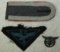 3pcs-Uniform Removed Luftwaffe Helper's Patch-LH Cap Device-Single Flak Shoulder Board
