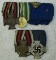 2pcs-WW1/WW2 German Parade Mount Medal Bars