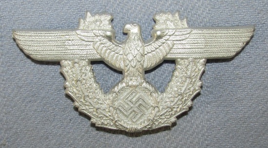 WW2 Nazi Police Cartouche Eagle Device-Maker "C.T.D."