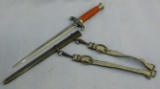 Wehrmacht Officer's Dress Dagger With Hangers-Alcoso Maker Marked