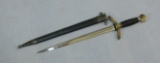 Rare Miniature Luftwaffe Officer's Sword With Scabbard-Alcoso