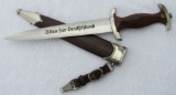 Exceptional SA Dagger With Scabbard/Leather Hanger-