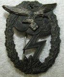 Luftwaffe Ground Assault Badge-Scarce Maker Of J.E.Hammer & Sohne