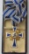 Cased Nazi Mother's Cross In Gold-Full Ribbon-