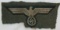 Wehrmacht Breast Eagle For Enlisted-Period Sewn To Cut Off Uniform Remnant