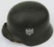 M40 Single Decal Heer Helmet With Liner/Chin Strap-Field Reissue Example