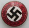 Early Type Button Hole NSDAP Party Member Pin-RZM M1/57 