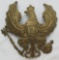 WW1/Earlier Prussian Gold Finish Eagle Front Plate For The Pickelhaube Spike Helmet