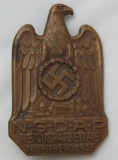 1933 NSDAP Reichsparteitag Nürnberg Badge