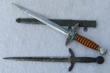 2pcs-Luftwaffe 1st & 2nd Model Dagger Miniatures