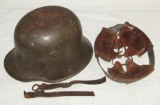 WW1 M16 German Helmet With M17 Metal Band Liner