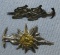 2pcs-WW2 Period German Mountain Troops Related Pins