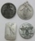 4pcs-Misc. WWII Earlier NSDAP Rally Badges