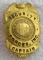 1960's State Of North Carolina Security Forces Inc. Captain's Badge (With  Comma)