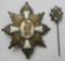Scarce WW1/Prussian “Feld-Ehrenzeichen” Battlefield Honor Badge W/Stickpin