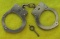 Ca. 1950-60's  Law Enforcement Hand Cuffs With Smith & Wesson Key