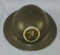 Mark 1 British Issue U.S. Doughboy Worn Helmet W/Period Painted Motor Transport Insignia