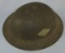 Rare WW1 80th Division M1917 Doughboy Helmet W/2nd Bn. 318th Regt. White Diamond Insignia