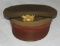 WW2 period U.S. Army/Army Air Corp Officer's Brown Wool Visor Cap