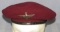 Late WW2 Period 1945 Dated British Parachute Regt. Maroon Beret With Nickel Plated Badge Variant