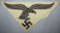 WW2 Luftwaffe  Bevo Embroidered Sports Shirt Insignia