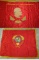 Cold War Era Russian Soviet Commander's Double Side Banner W/Original Paper Issue Tag