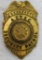 Vintage 1940-50's State Of Texas Aztec Security Patrol Sergeant's Badge