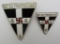 2pcs-WW2 Period Frauenschaft Membership Badges-Both Are Maker Marked