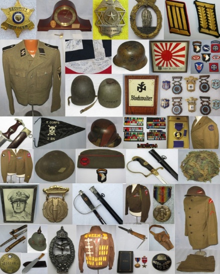 MILITARY COLLECTIBLES-THURSDAY JUNE,24 2021 4:30pm